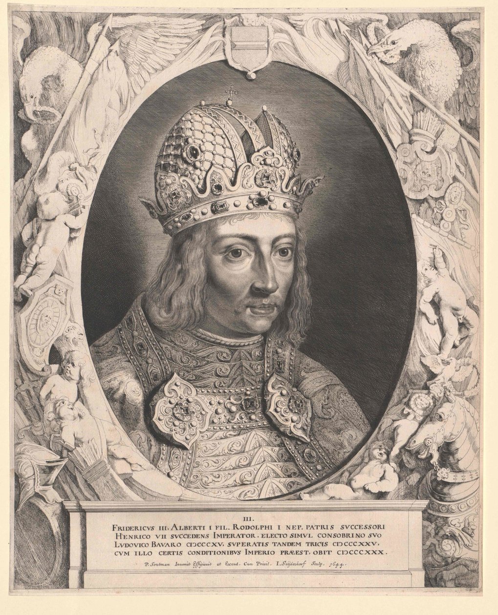 Saksan kuningas Frederic III kauneus tekijältä Artist Unknown