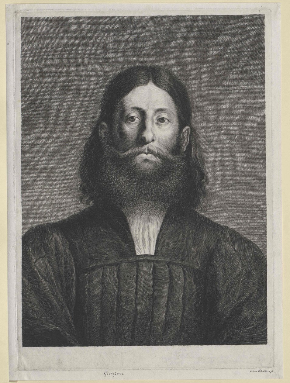 Giorgione (painettu) tekijältä Artist Unknown