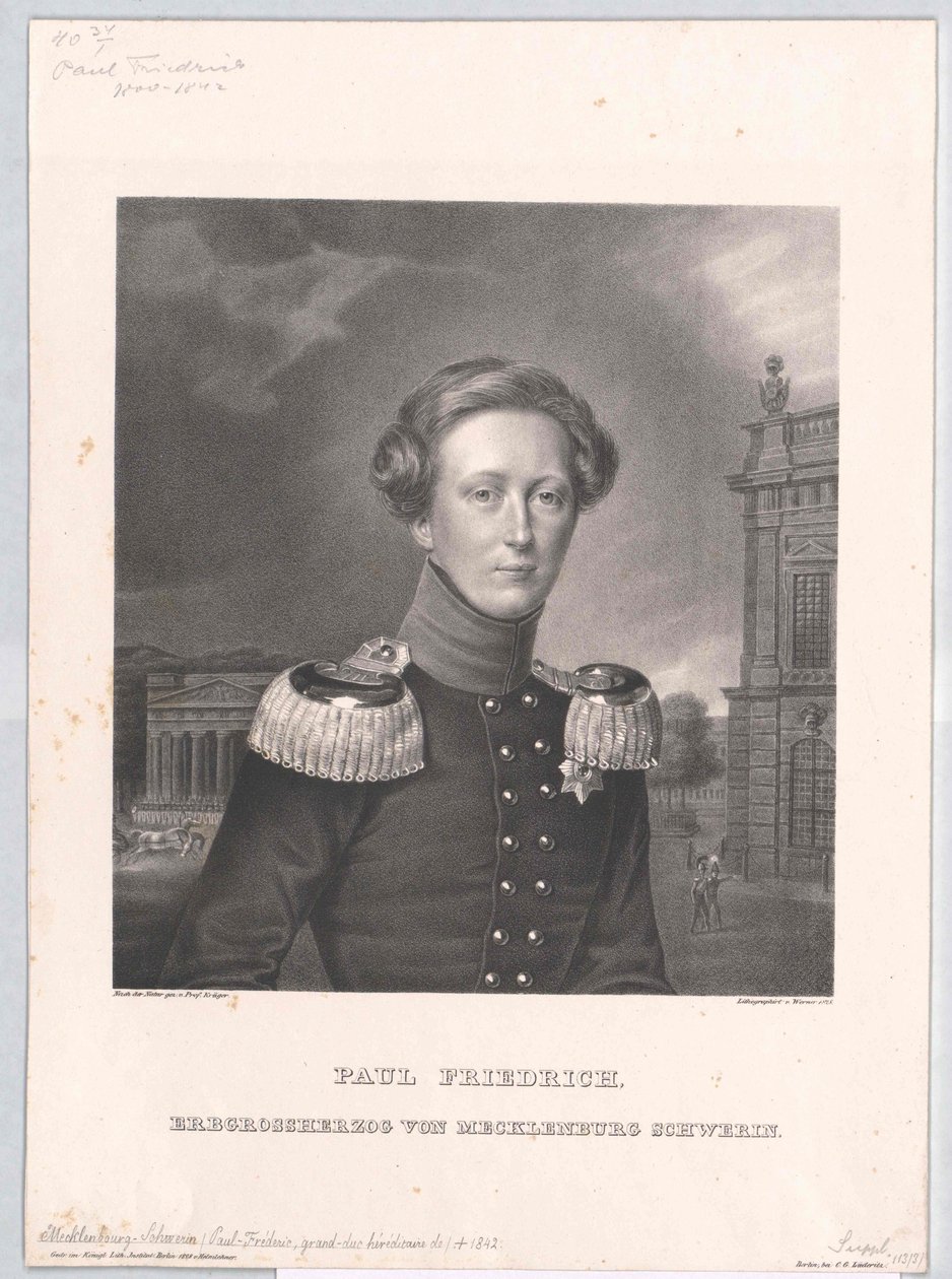 Mecklenburgin suurherttua Paul Frederick tekijältä Artist Unknown