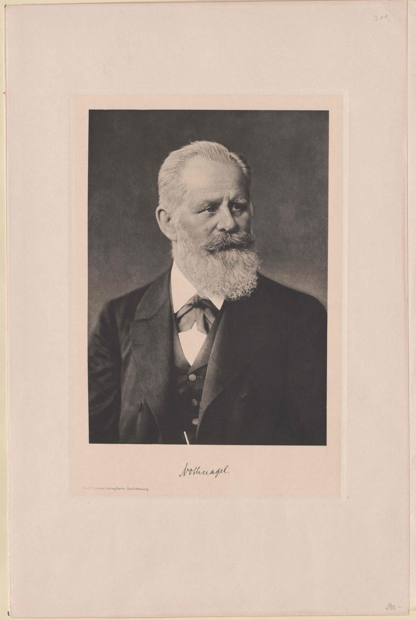Hermann Nothnagel (painettu) tekijältä Artist Unknown