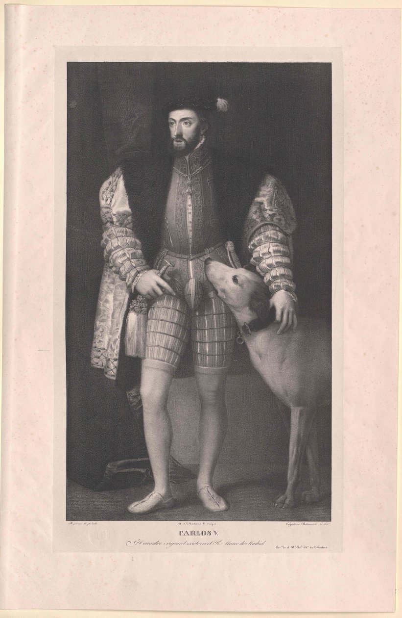 Pyhän Rooman keisari Kaarle V. tekijältä Artist Unknown