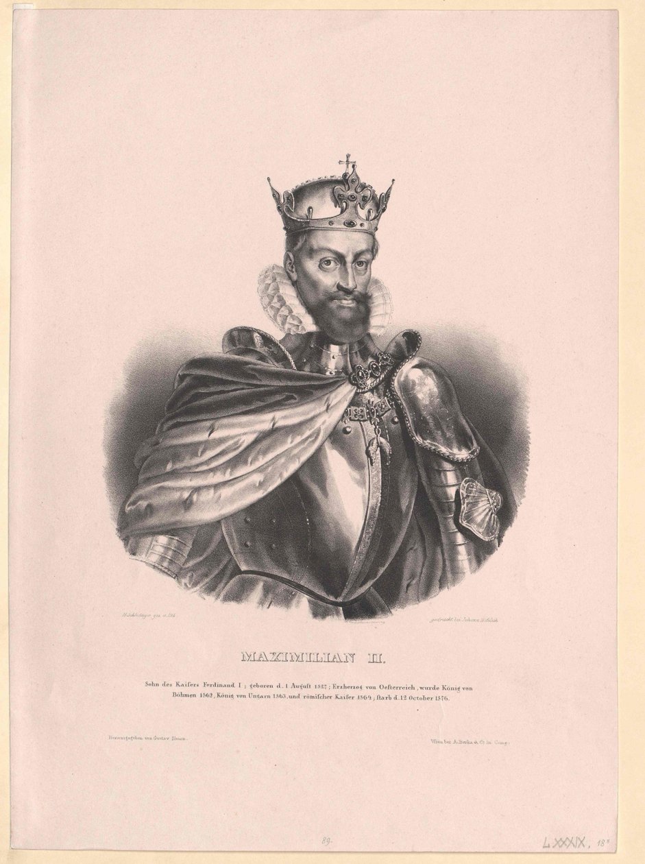 Pyhän Rooman keisari Maximilian II tekijältä Artist Unknown