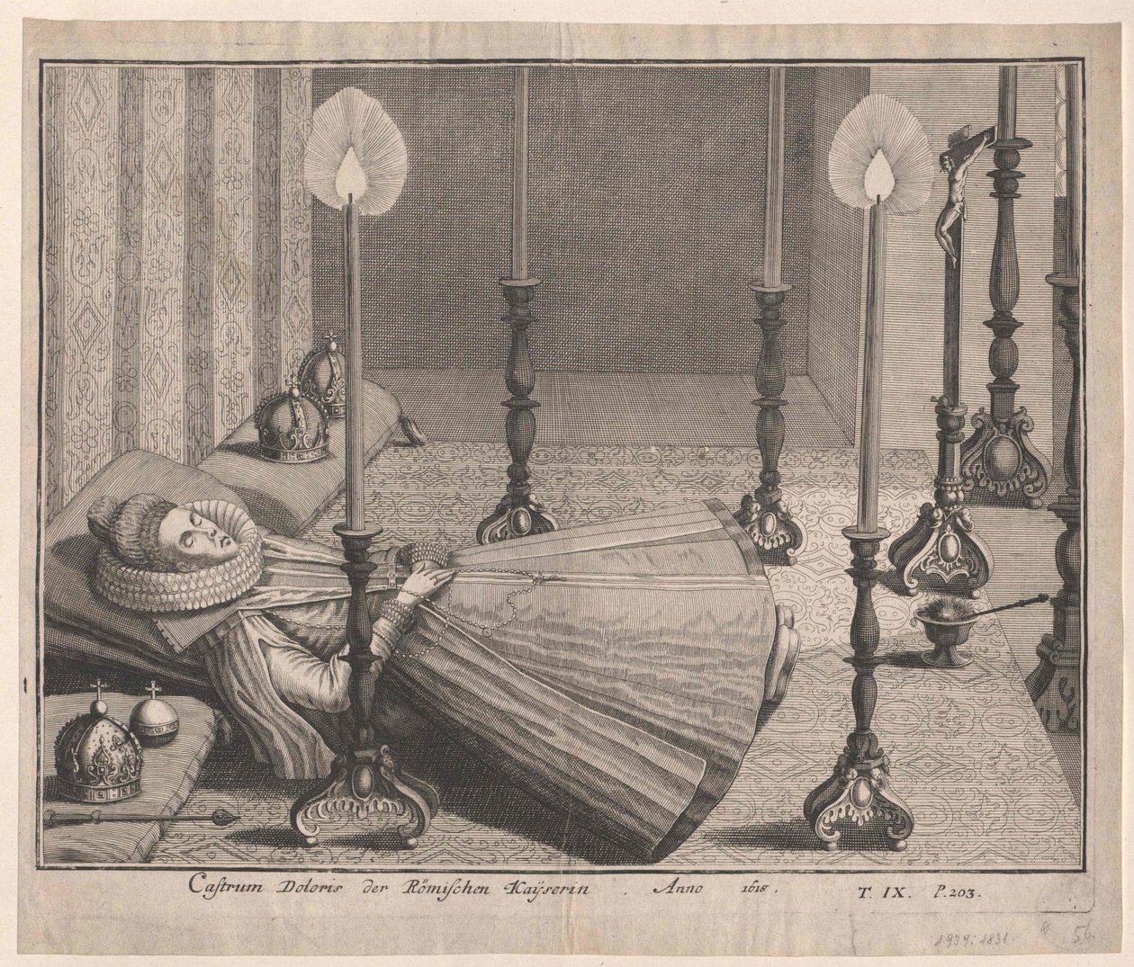 Pyhän Rooman keisarinna (1585-1618) Anna tekijältä Artist Unknown