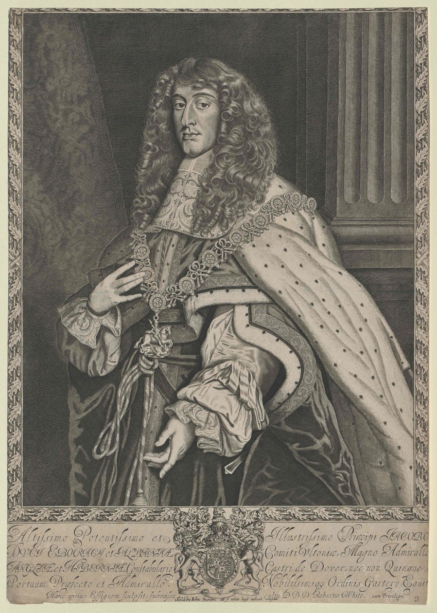 Jakob II Englannin kuningas, tekijältä Artist Unknown