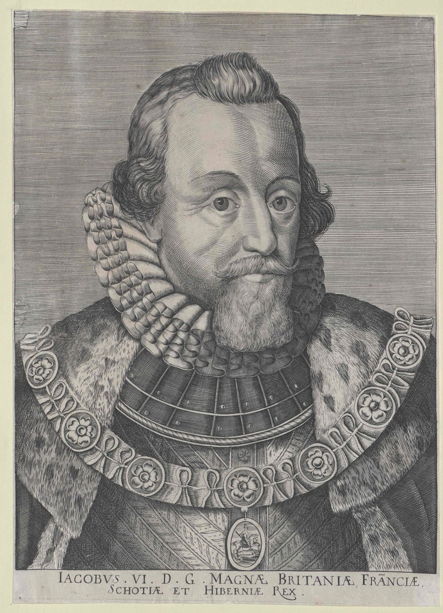 Jakob I Englannin kuningas tekijältä Artist Unknown