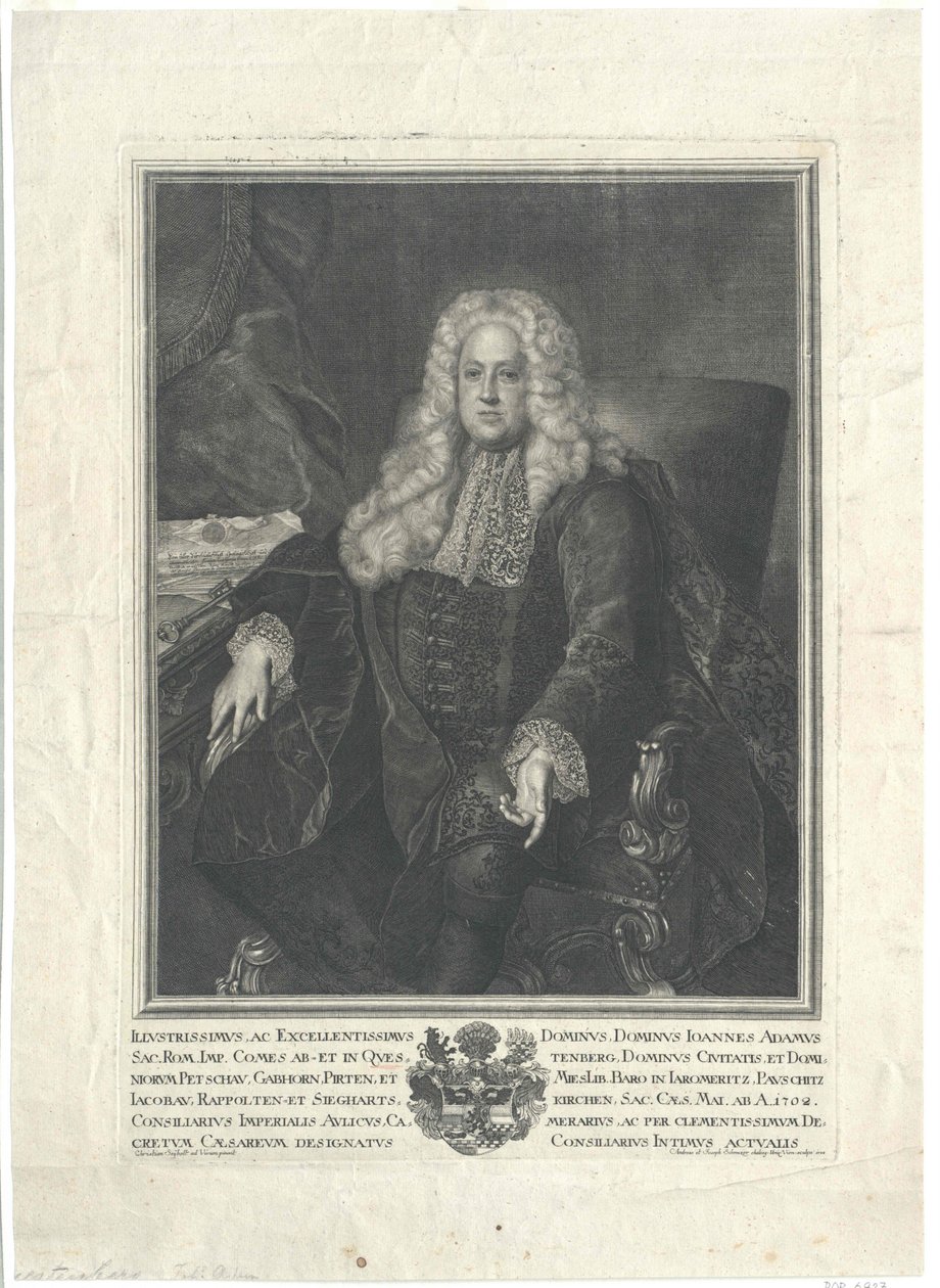 Johann Adam kreivi von Questenberg tekijältä Artist Unknown