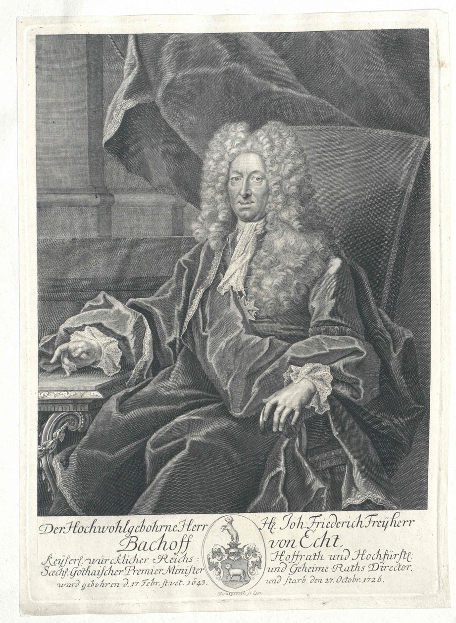 Johann Frederick vapaaherra Bachoff of lifelike tekijältä Artist Unknown
