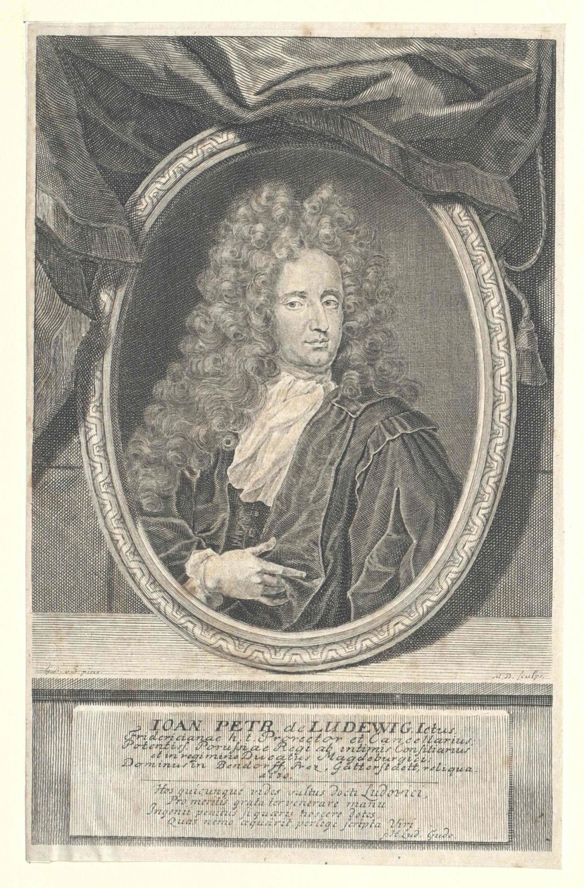 Johann Peter von Ludewig (painettu) tekijältä Artist Unknown