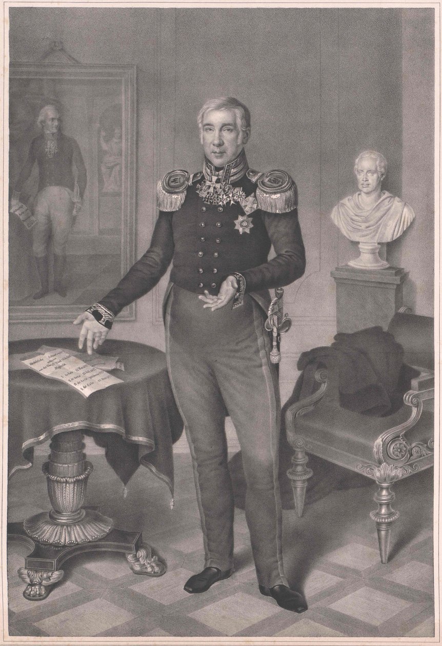 Johann Wilhelm von Wiebel tekijältä Artist Unknown
