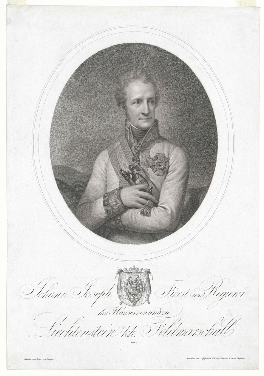 Johann Liechtensteinin kreivi tekijältä Artist Unknown