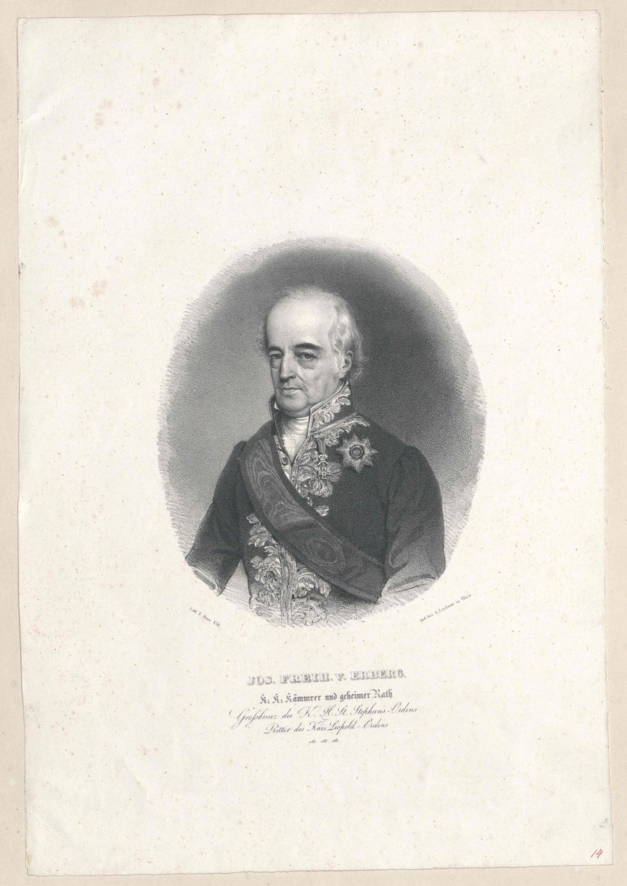 Joseph Augustin vapaaherra von Erberg tekijältä Artist Unknown