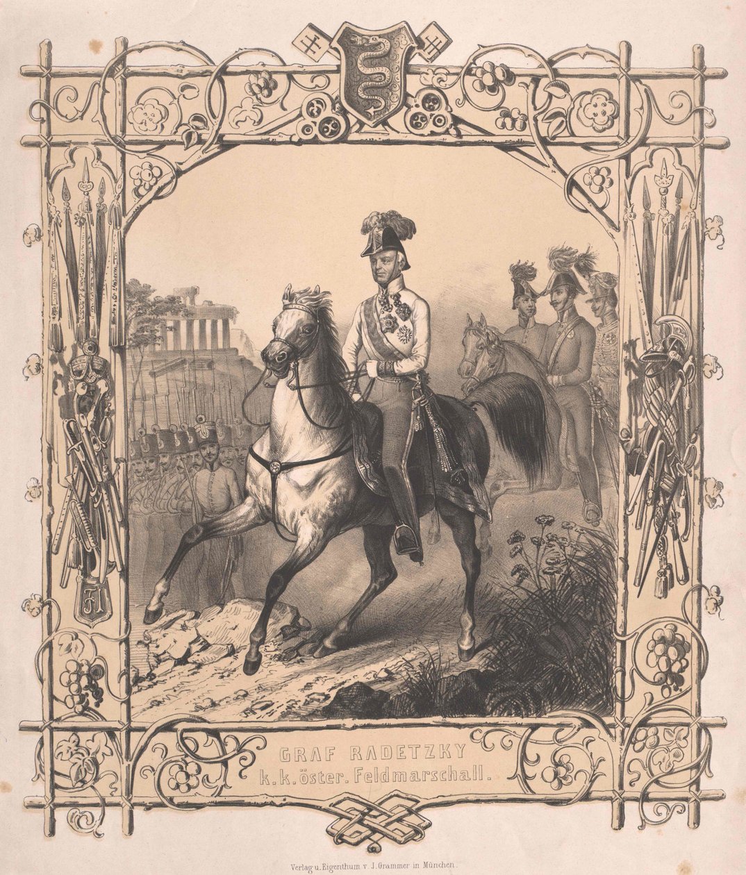 Joseph kreivi Radetzky, Radetz tekijältä Artist Unknown