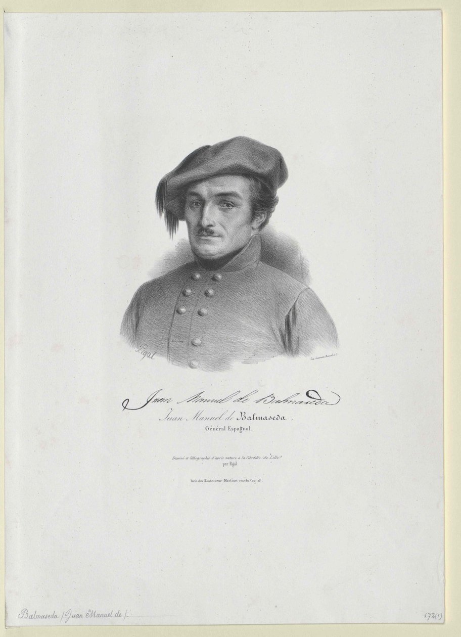 Juan Manuel Balmaseda (tulosta) tekijältä Artist Unknown