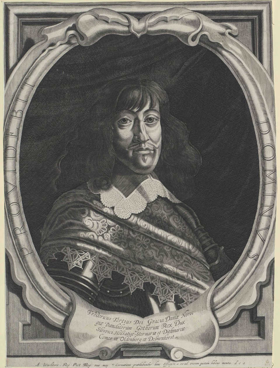 Tanskan kuningas Frederic III tekijältä Artist Unknown