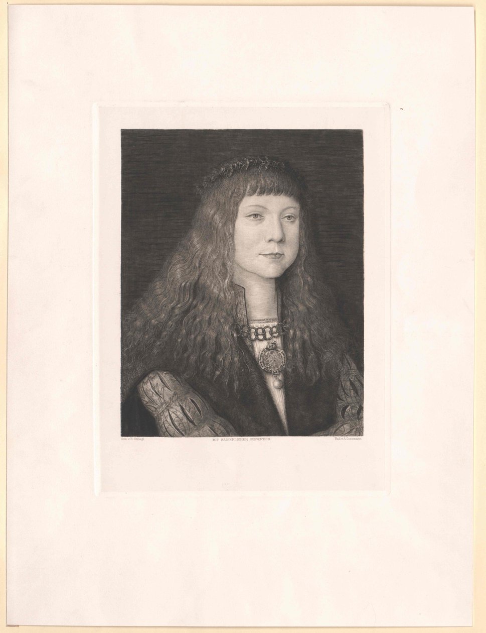 Unkarin kuningas Lewis II (painettu) tekijältä Artist Unknown