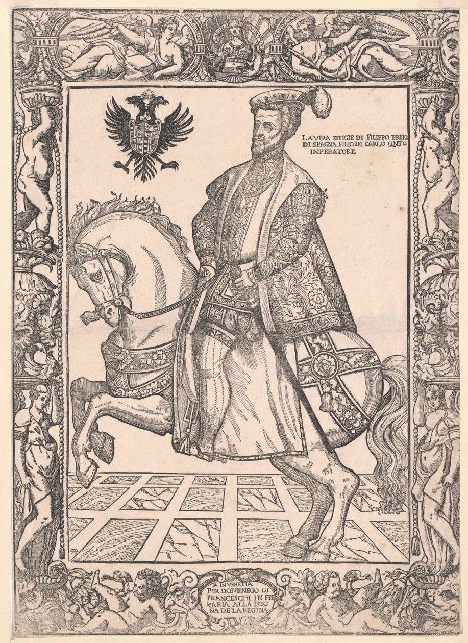 Espanjan kuningas Philipp II tekijältä Artist Unknown