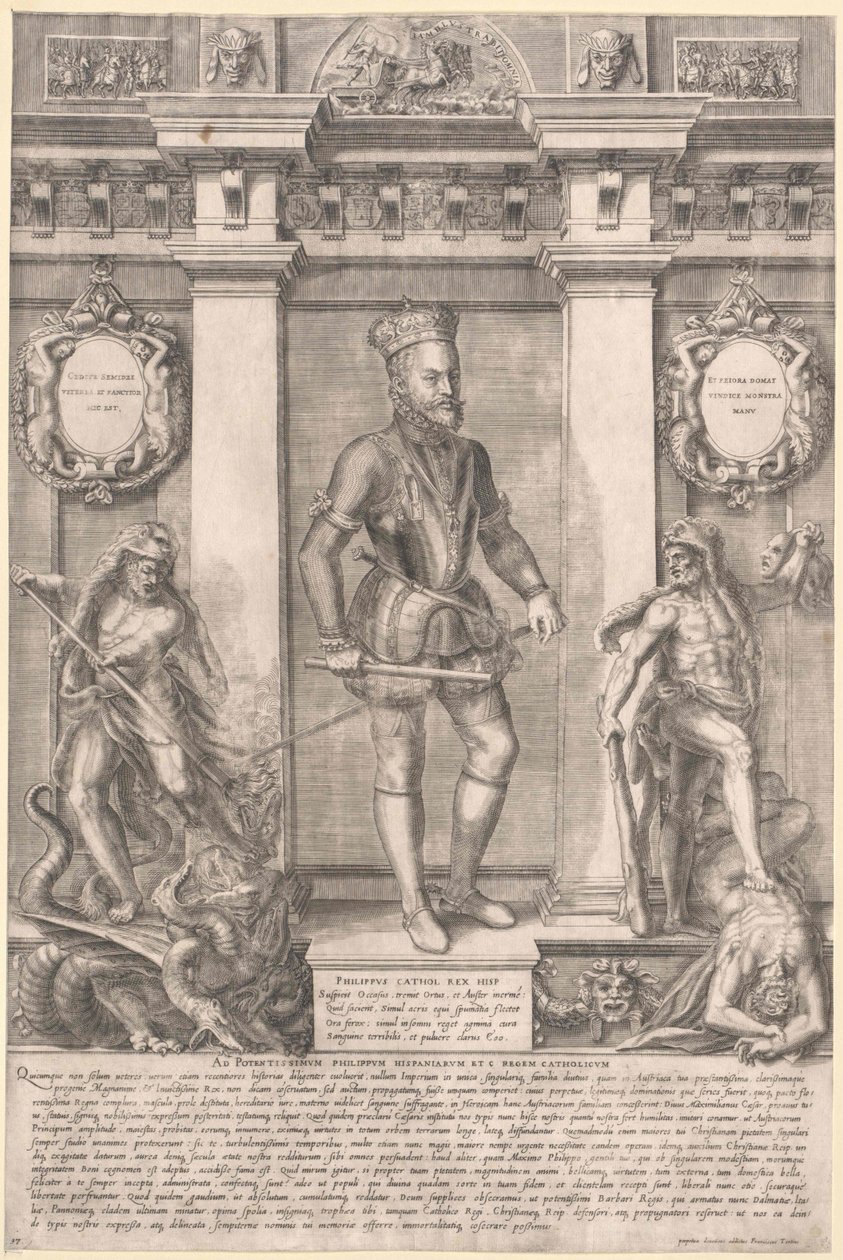 Espanjan kuningas Philipp II tekijältä Artist Unknown