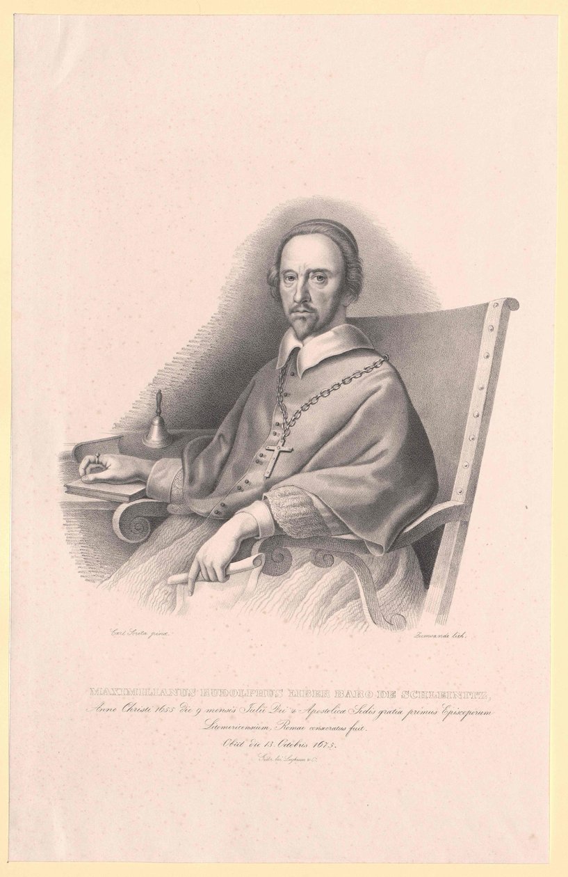 Maximilian Rudolf vapaaherra Schleinitz tekijältä Artist Unknown