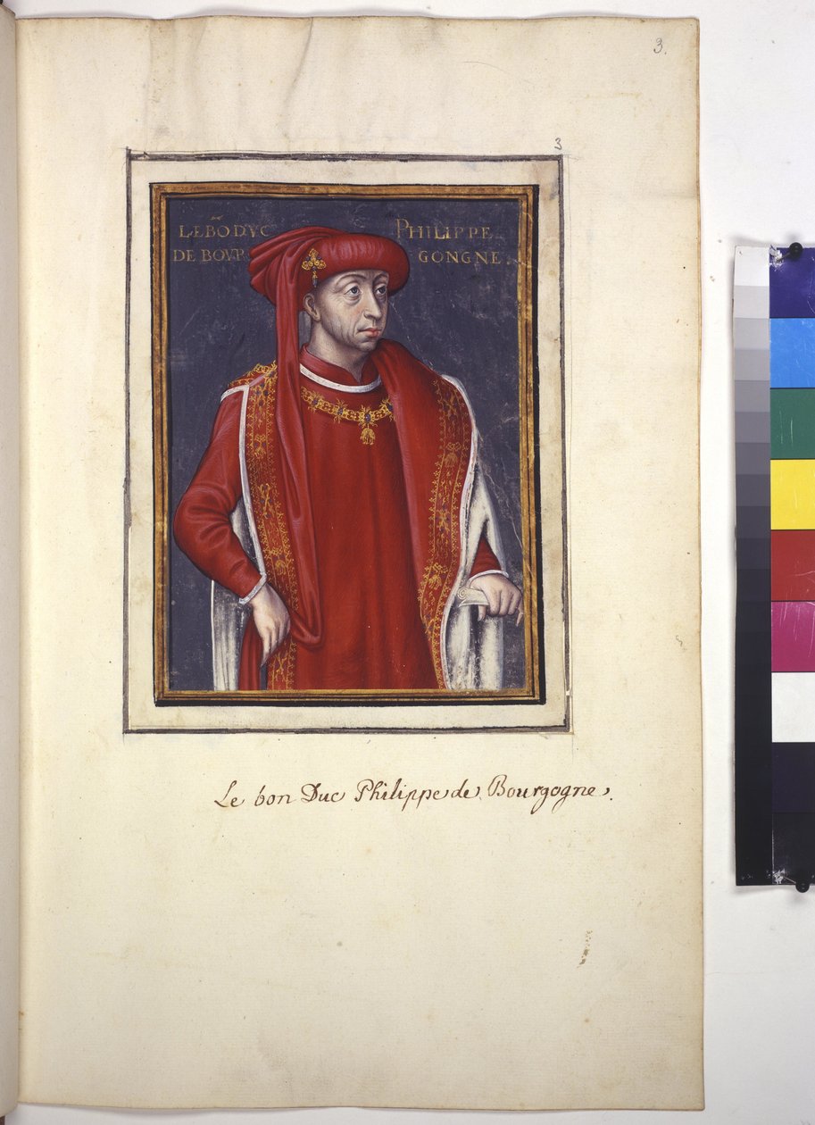 Pienoiskuva, :, Filip III . hyvä tekijältä Artist Unknown