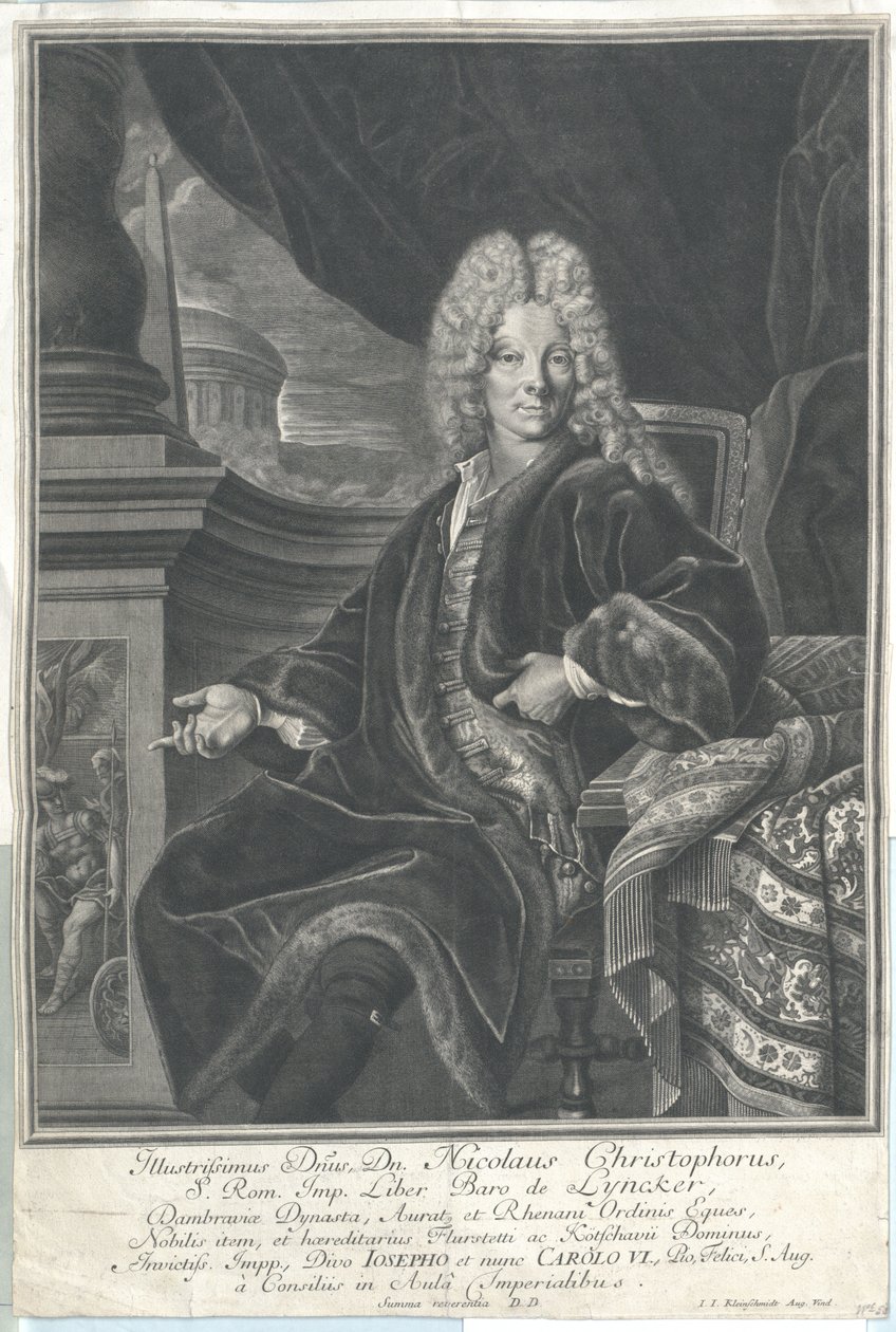 Nicolaus Christoph vapaaherra von Lyncker tekijältä Artist Unknown