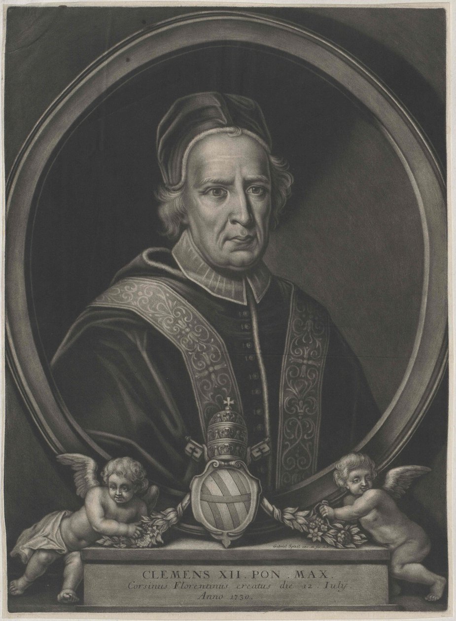 Paavi Klemens XII (painettu) tekijältä Artist Unknown