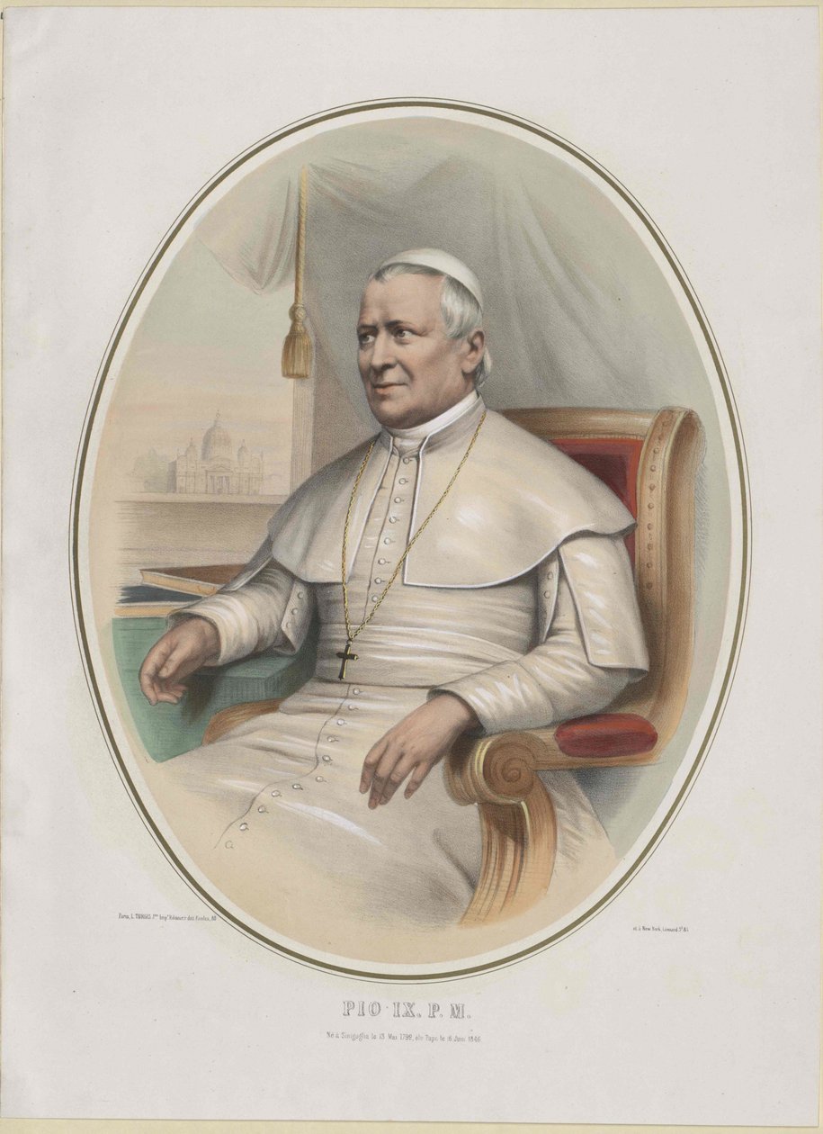 Paavi Pius IX tekijältä Artist Unknown