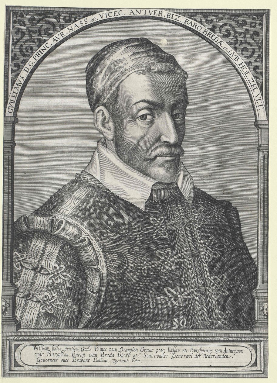 Oranian prinssi Vilhelm I (painatus) tekijältä Artist Unknown