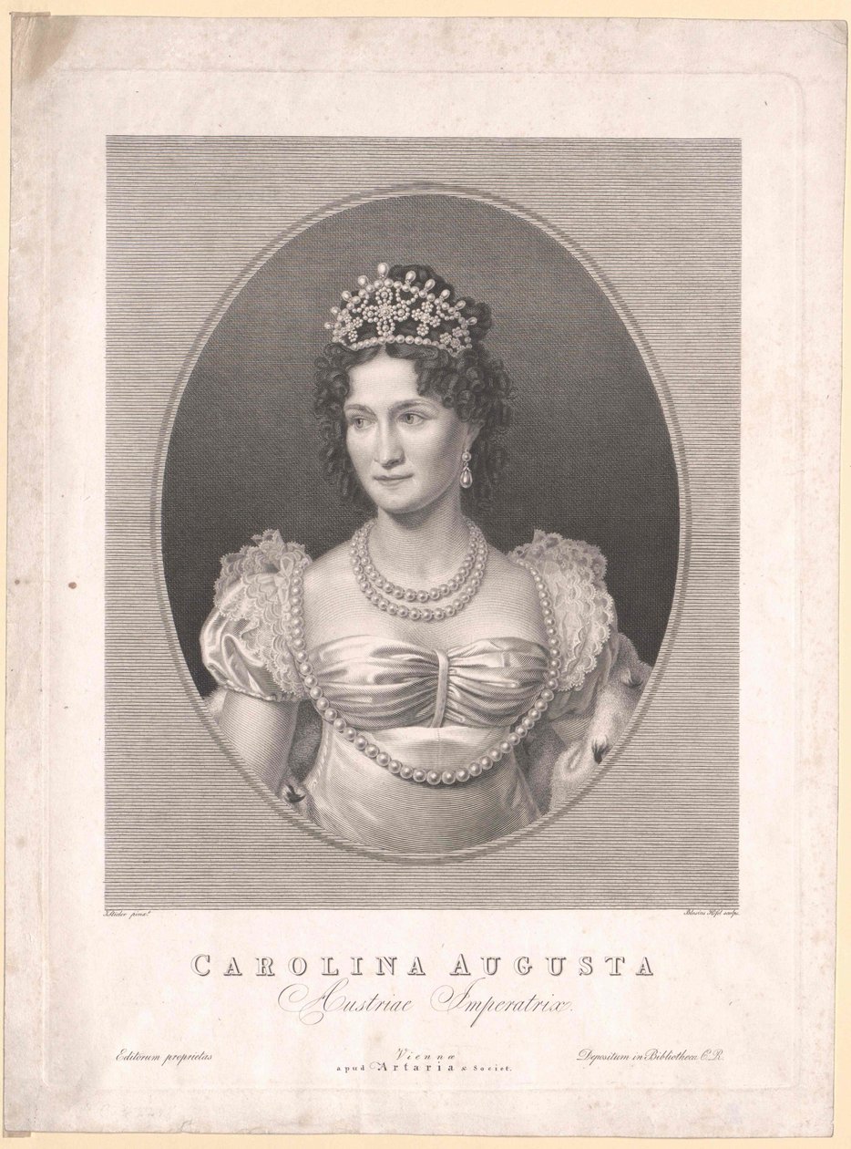 Baijerin prinsessa (1792-1873) Caroline tekijältä Artist Unknown