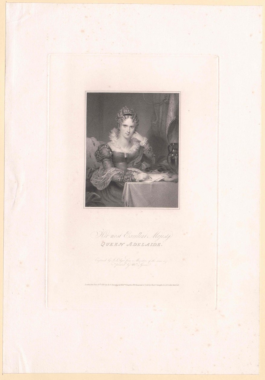 Saksi-Meiningenin prinsessa Adelaide tekijältä Artist Unknown