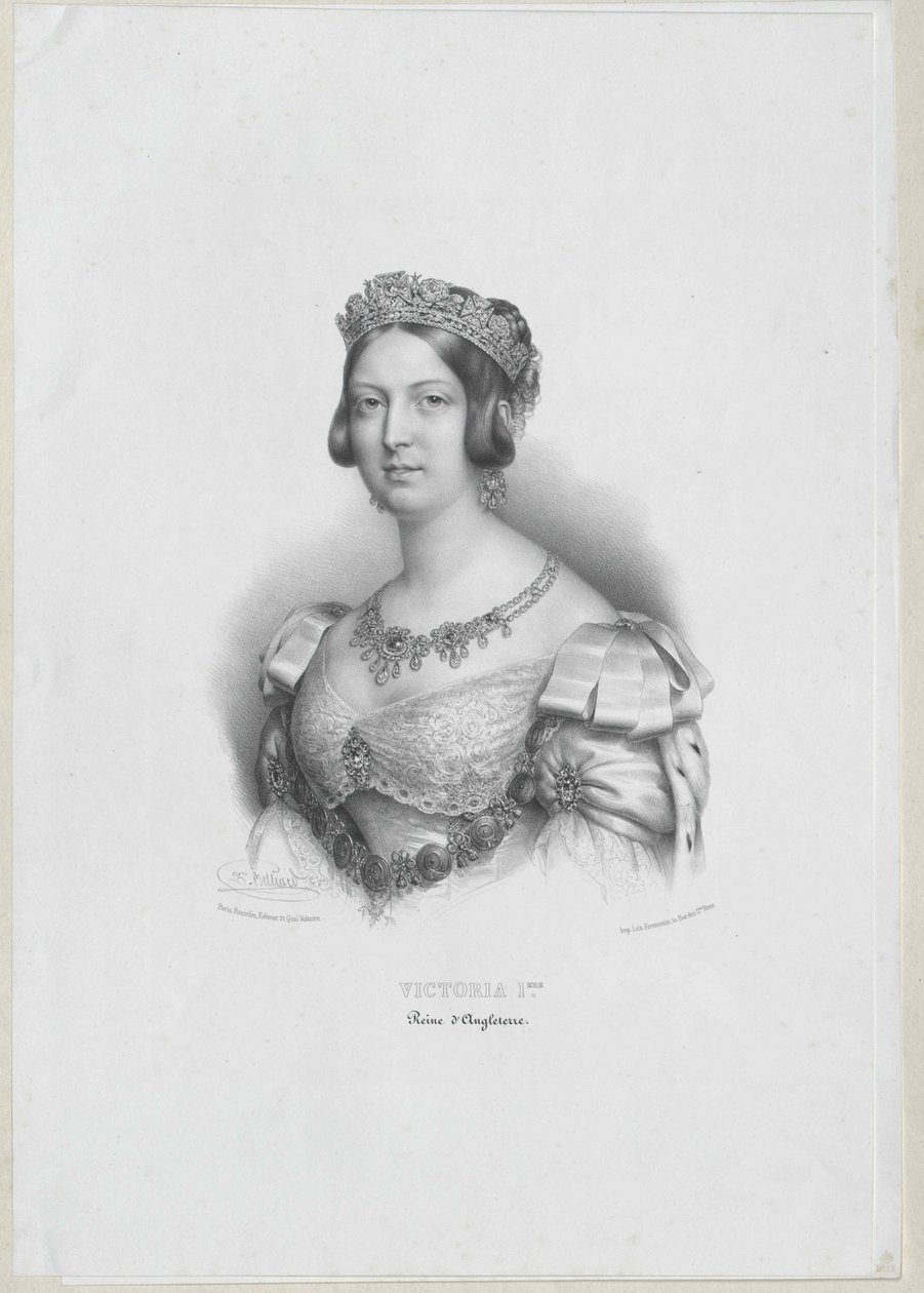 Ison-Britannian kuningatar Victoria tekijältä Artist Unknown