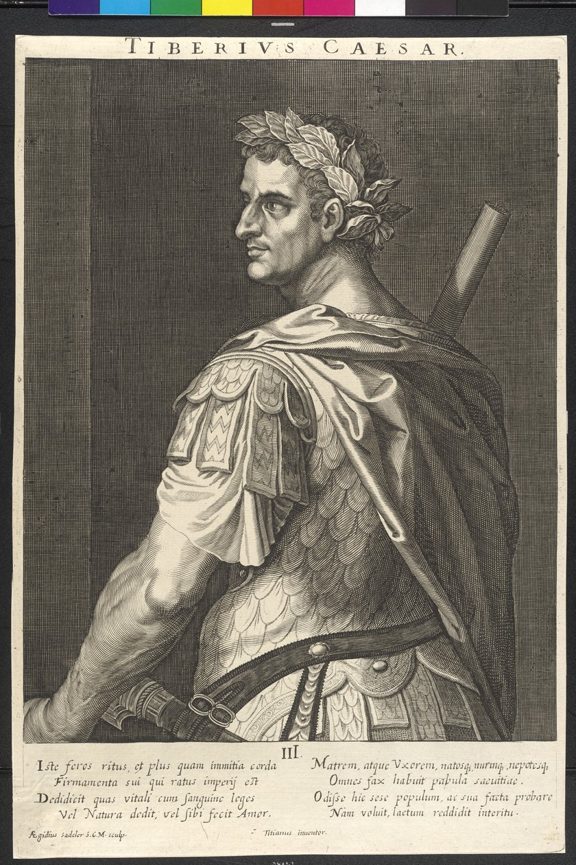 Rooman keisari Tiberius tekijältä Artist Unknown