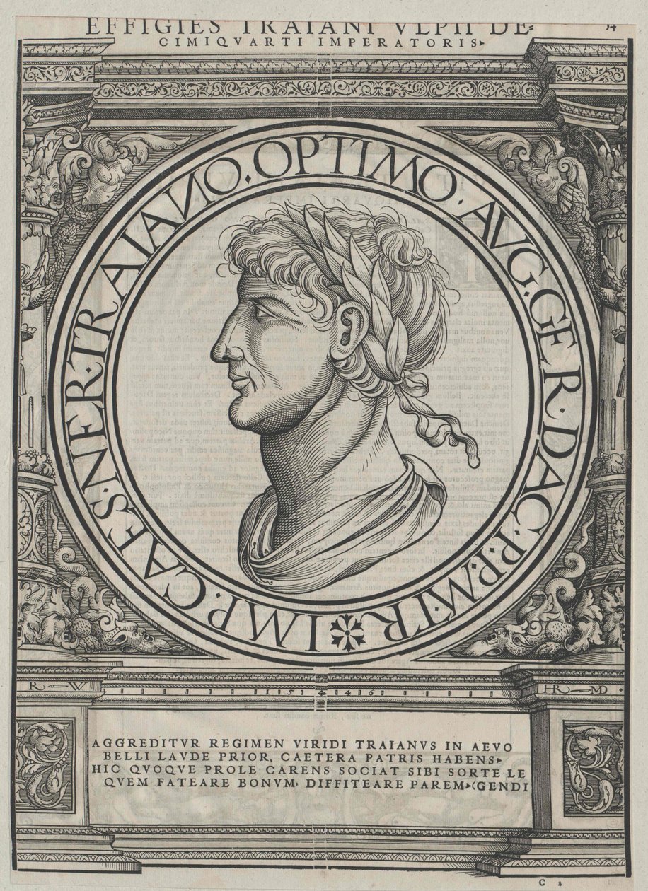 Rooman keisari Trajanus tekijältä Artist Unknown