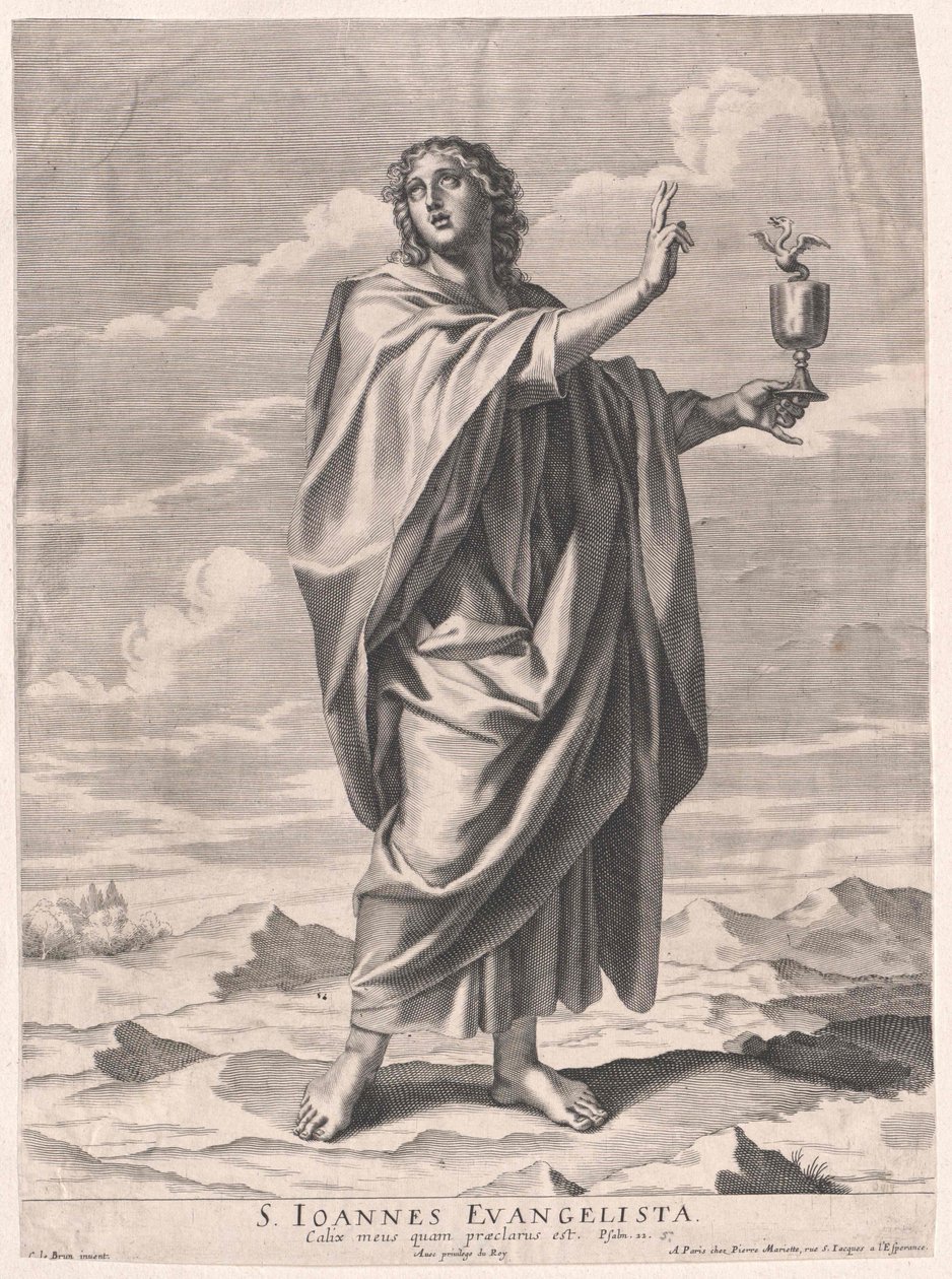Pyhä Johannes evankelista tekijältä Artist Unknown