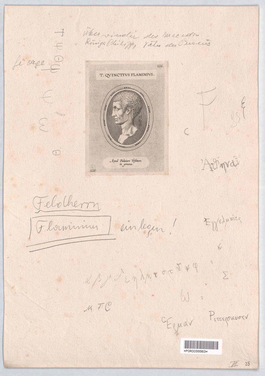 Titus Quinctius Flaminius (tulosta) tekijältä Artist Unknown