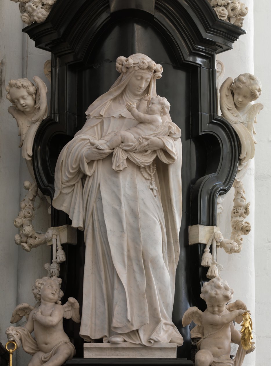 Saint Rosa of Lima (marmori) tekijältä Artus I Quellinus