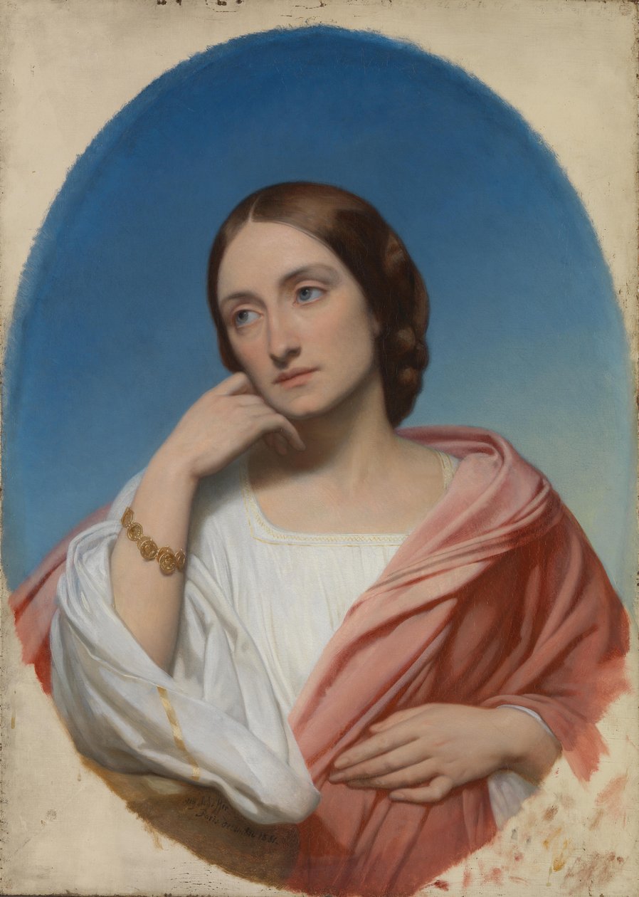 Rouva Robert Hollond, filantrooppi, nee Ellen Julia Teed (1822 - 1884) tekijältä Ary Scheffer