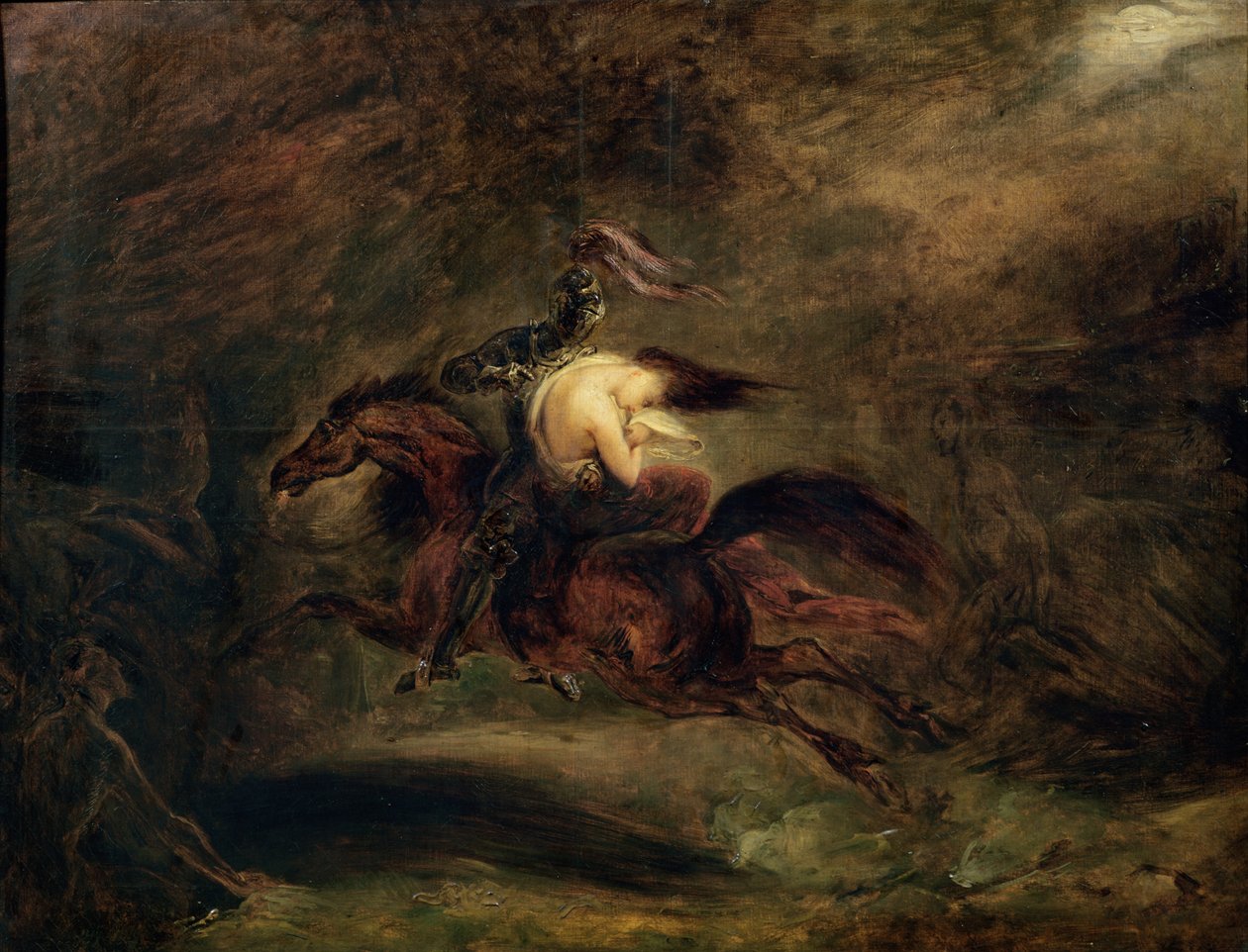Kuolleet menevät nopeasti, 1830 tekijältä Ary Scheffer