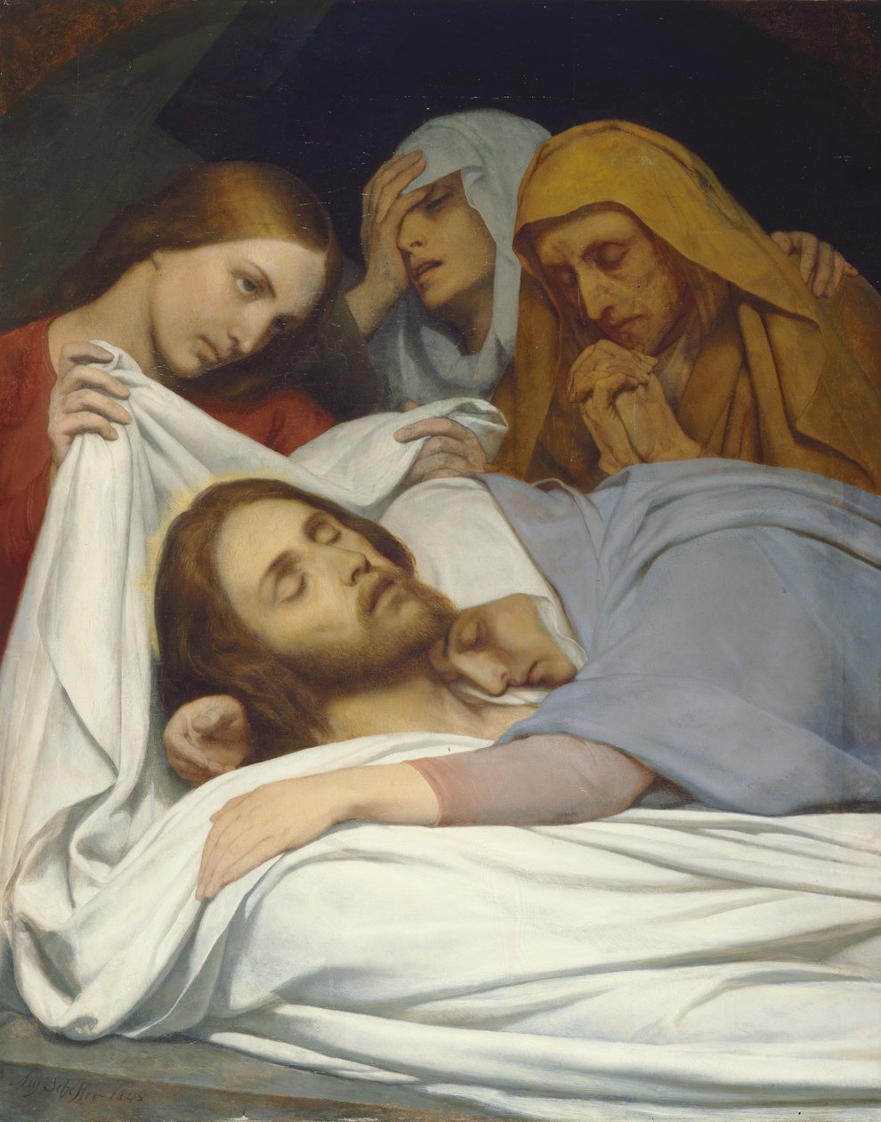 Pyhät naiset haudalla tekijältä Ary Scheffer