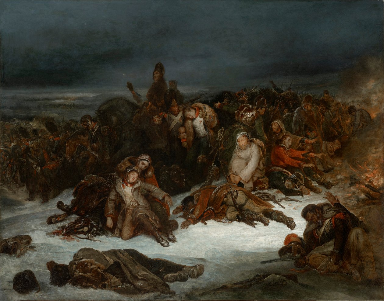 Napoleonin vetäytyminen tekijältä Ary Scheffer