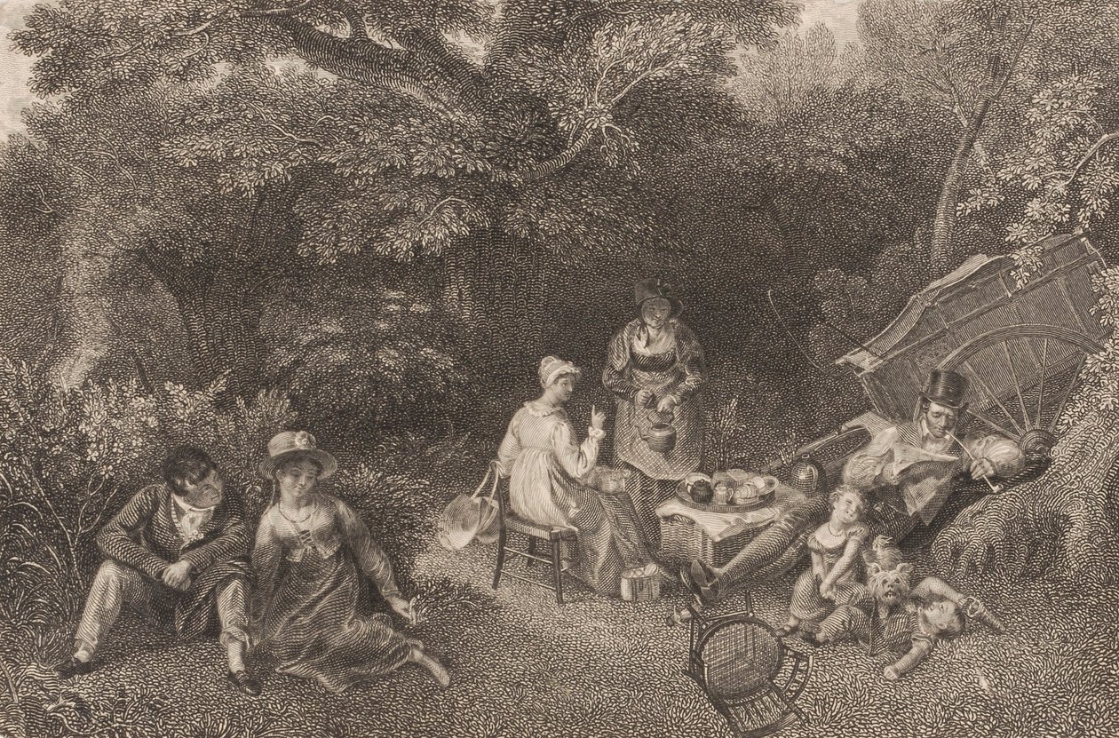Nimetön (piknik) tekijältä Asher B. Durand