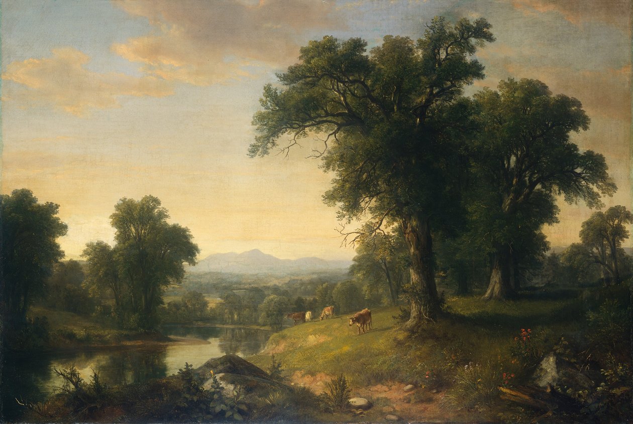 Pastoraalinen kohtaus tekijältä Asher Brown Durand