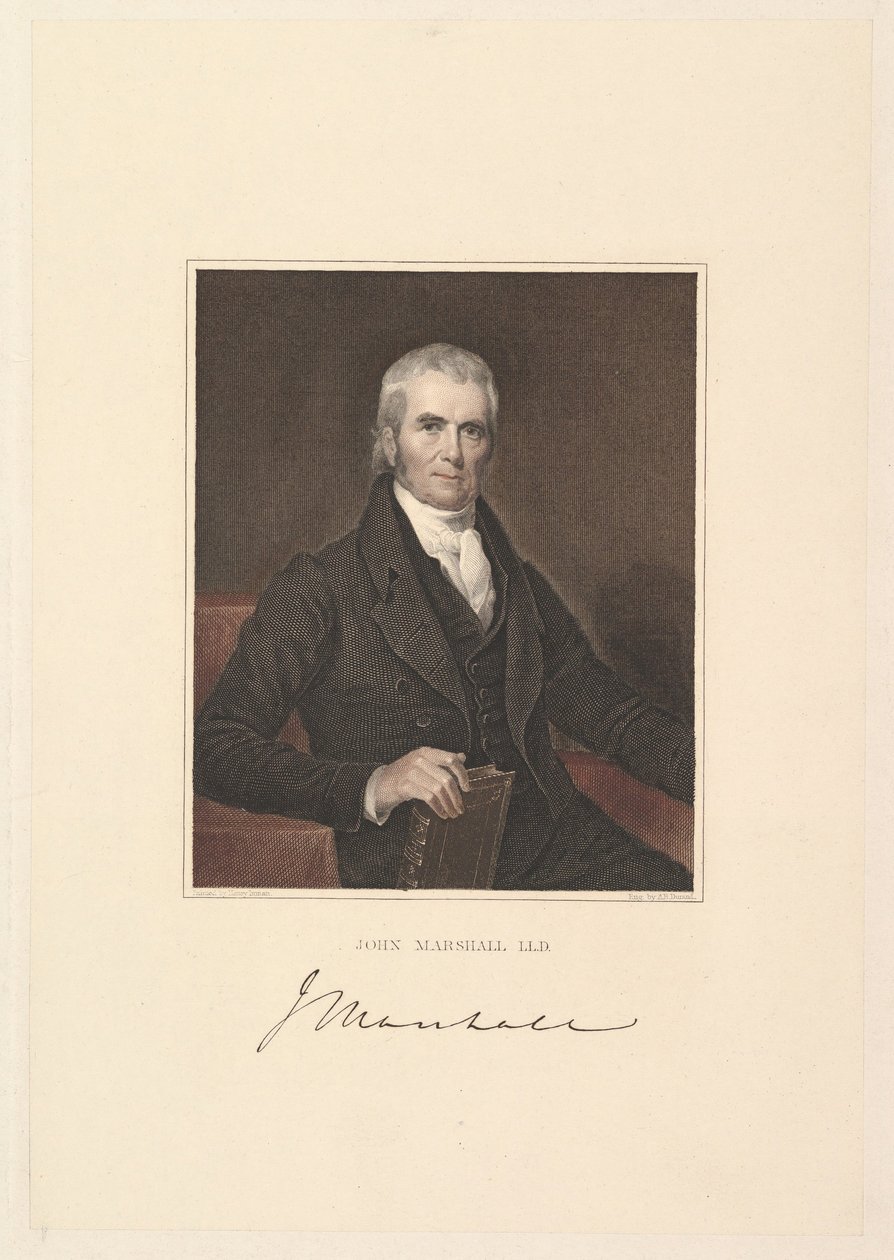 Päätuomari John Marshall, 1833. tekijältä Asher Brown Durand