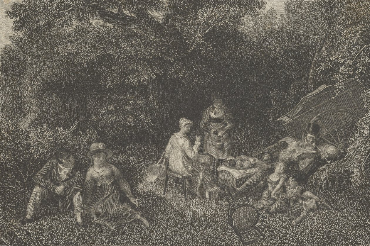Gipseying Party, n. 1830. tekijältä Asher Brown Durand
