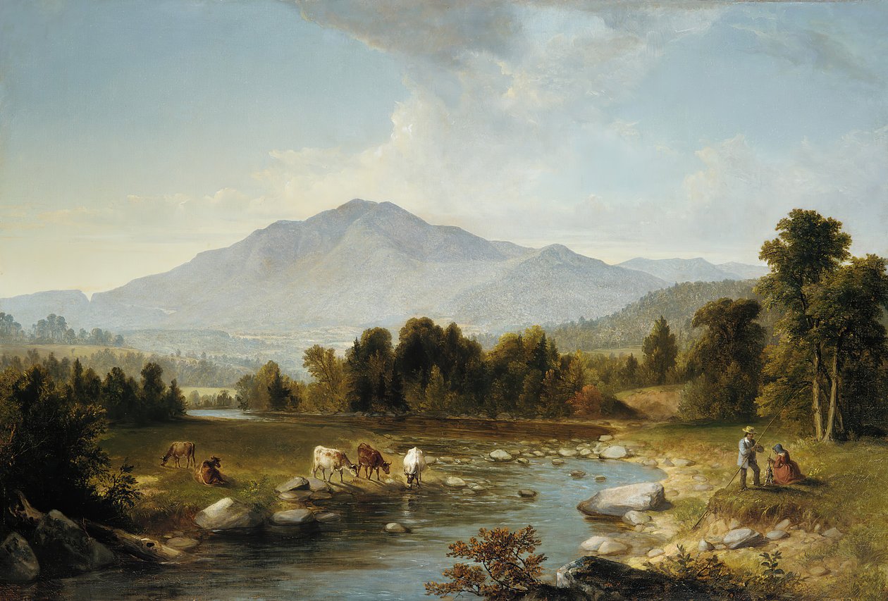 Huippupiste: Shandaken Mountains, 1853. tekijältä Asher Brown Durand