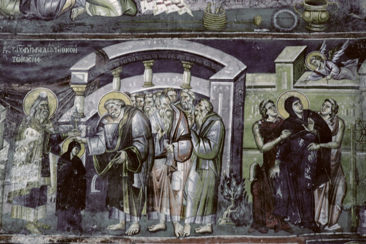Neitsyen ja ilmestyksen esitys (katso myös 143357) tekijältä Astrapas and Eutychios