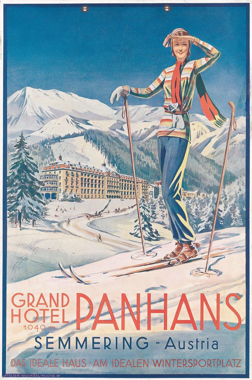 Grand Hotel Panhans Semmering, 1930-luku. tekijältä Atelier Muchsel Fuchs