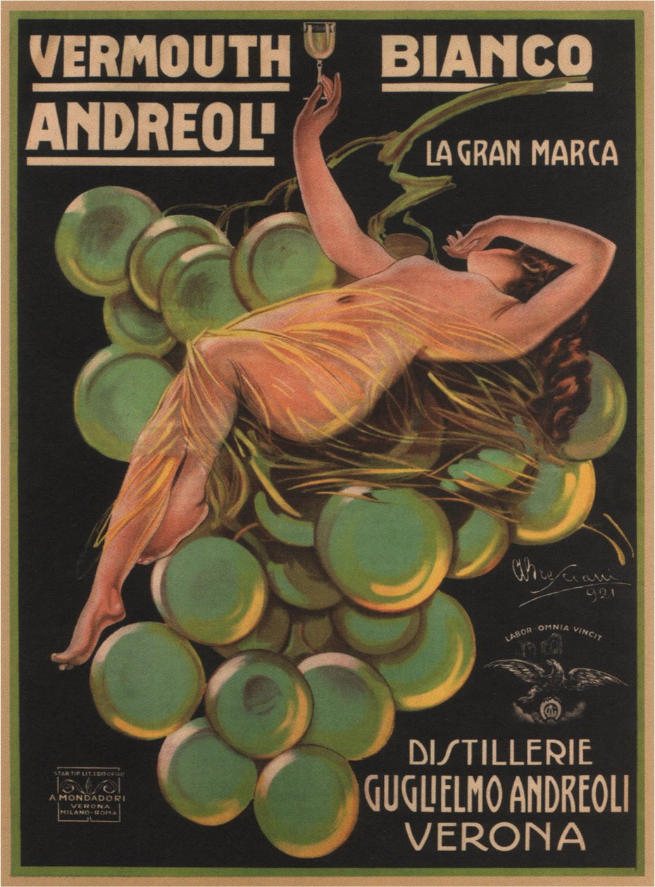 Vermutti Bianco Andreoli, 1921 tekijältä Attilio Bresciani