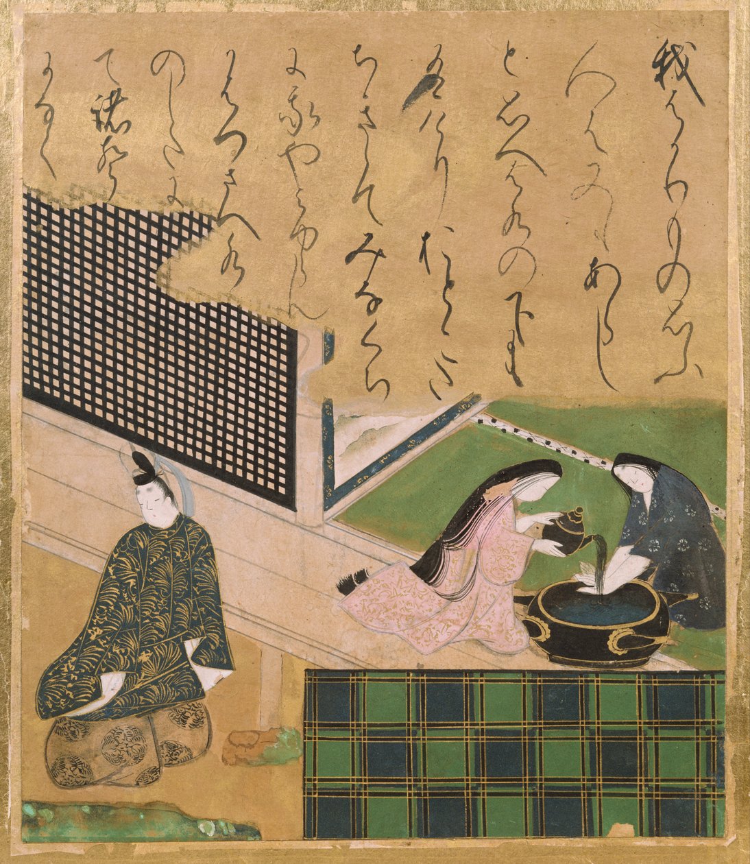 伊 勢 物語 図 色 紙 水鏡 』 tekijältä Tawaraya Sotatsu