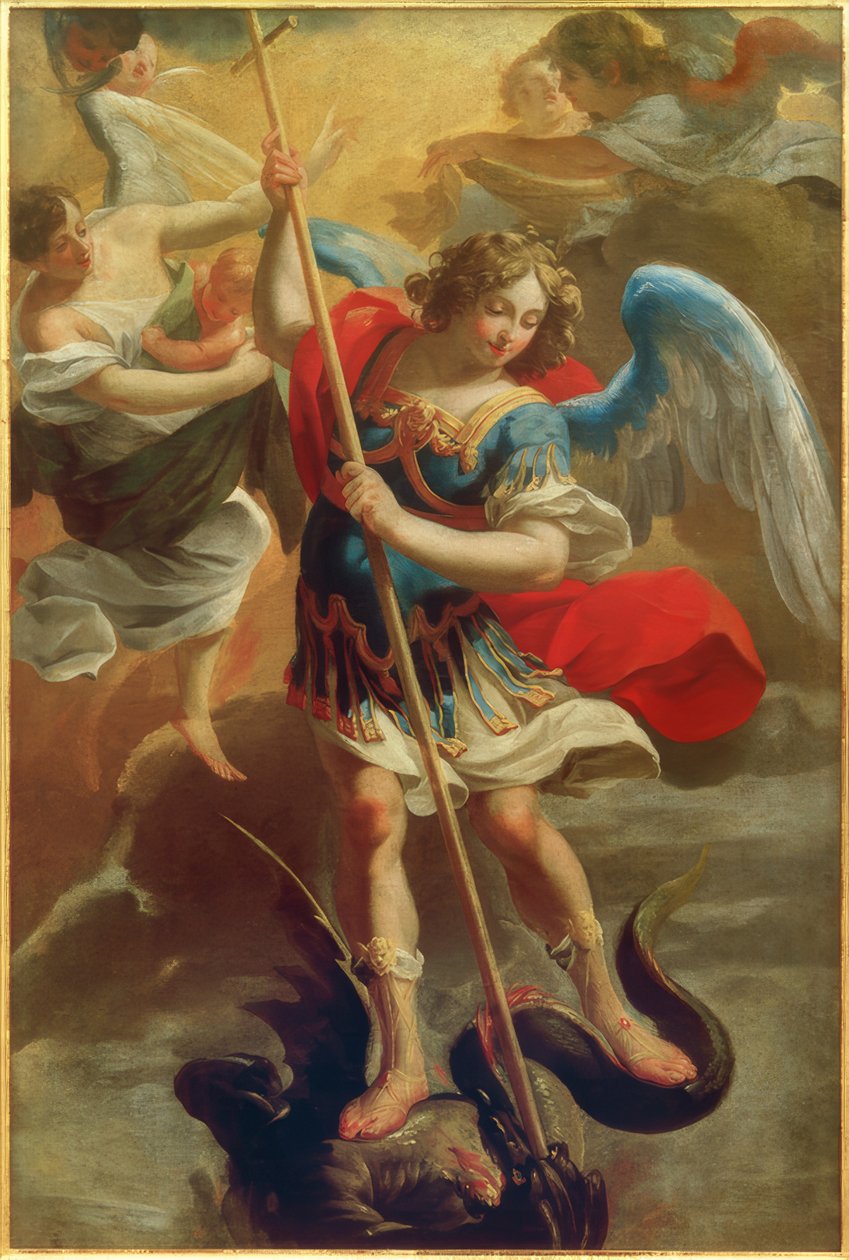 Erzengel Michael tekijältä Aubin Vouet