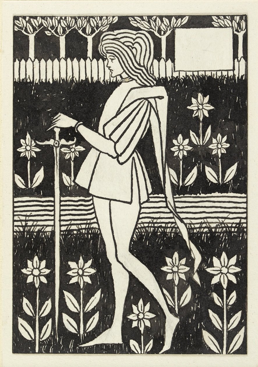 Sivu, 1890-luku tekijältä Aubrey Beardsley